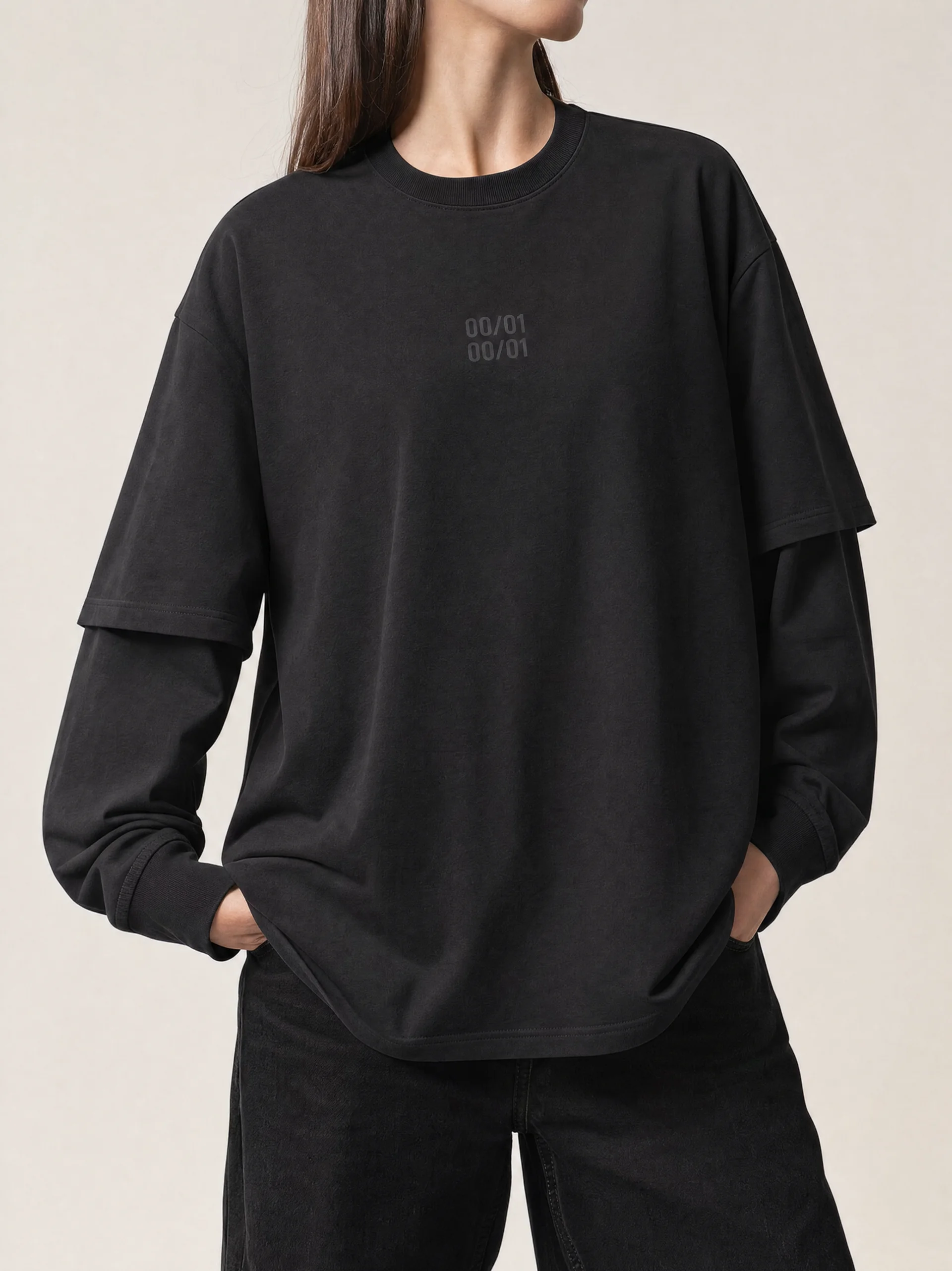 Double Layer LS / Black