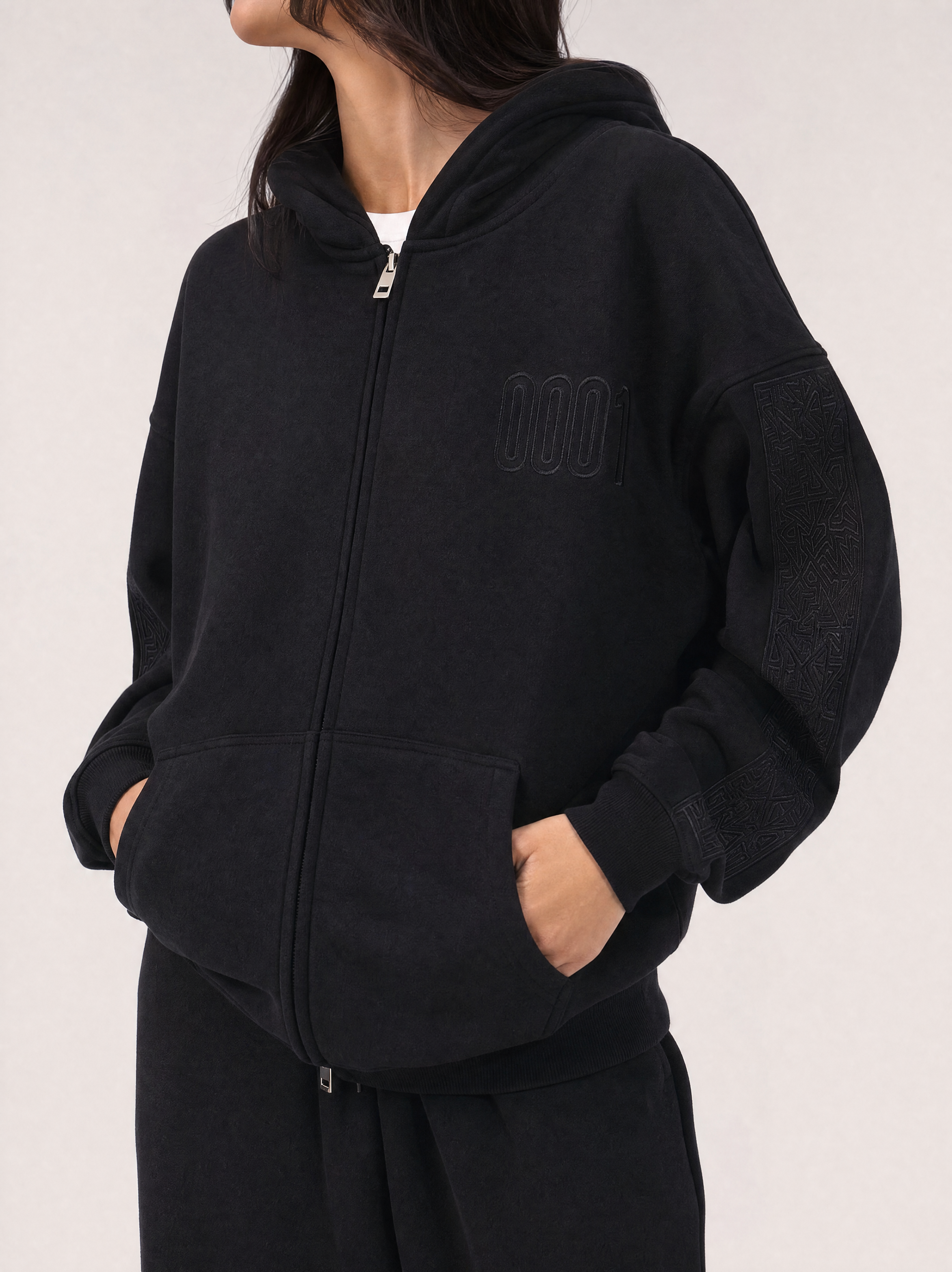 Tonal 0001 Zip Hoodie